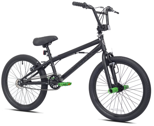 20 Kent Chaos BMX Bicycle, Fits Rider 4'2 - 5', 0, Hydro Dip Matte Black, Child, Unisex