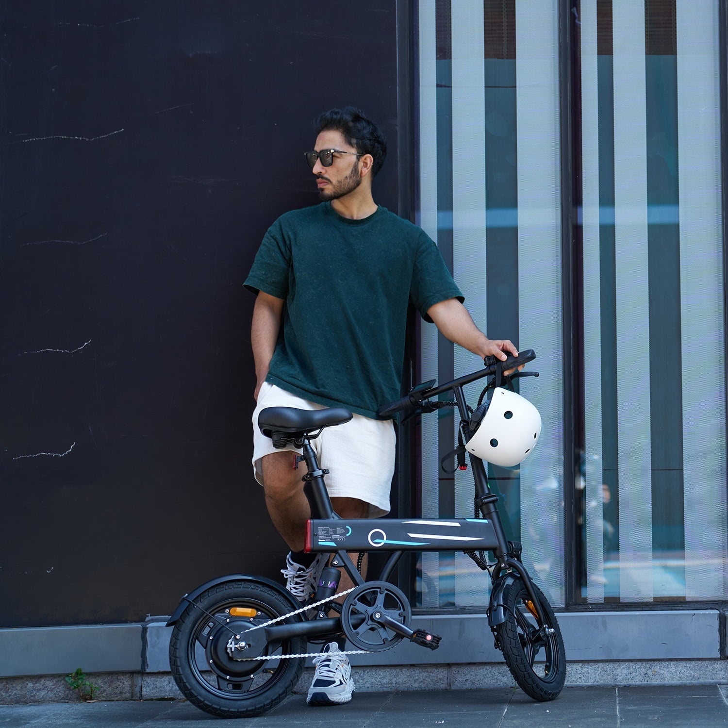 iSinwheel 14 Foldable Electric Bicycle for Adults,500W 42V 10Ah Electric Bike,LCD,20MPH Commuter E Bike for Teen