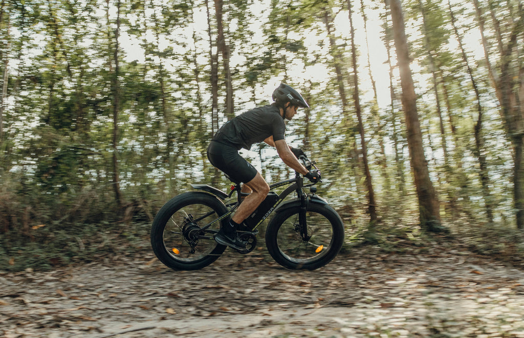 ZDZA Electric Bike for Adults, Peak 1500W Motor E-Mountain Bicycle, 26 Fat Tire 28mph Ebike, 48V 15Ah Removable, Dual Suspension with Shelf UL2849, Black