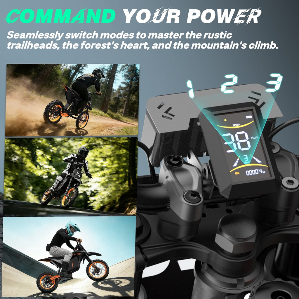 Electric Bike for Adults,1500W 35MPH,48V 20AH 30-80 Miles,20'' Fat Tire Mountain Bike with Rear Rack UL2849