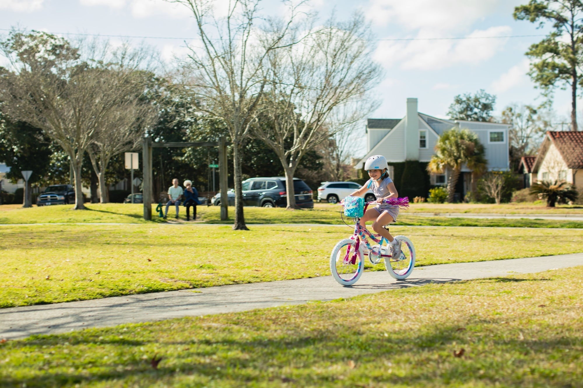 Dynacraft Sweetheart Girls 18 Bike, For Kids Ages 6-9, Pink and Blue
