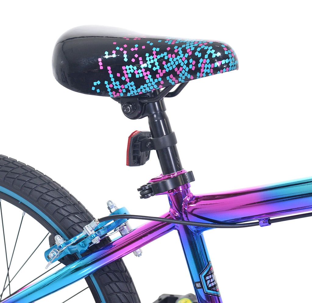 20 Kent Illusion BMX Bicycle, Fits Riders 4'2-5', Blue/Purple, Child, Unisex