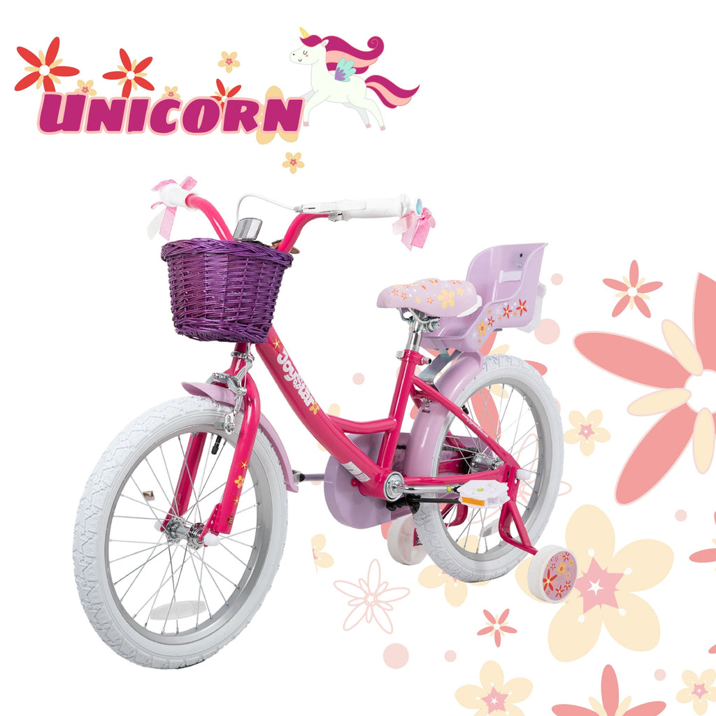 Joystar Unicorn 12inch Girls' Bike, Purple