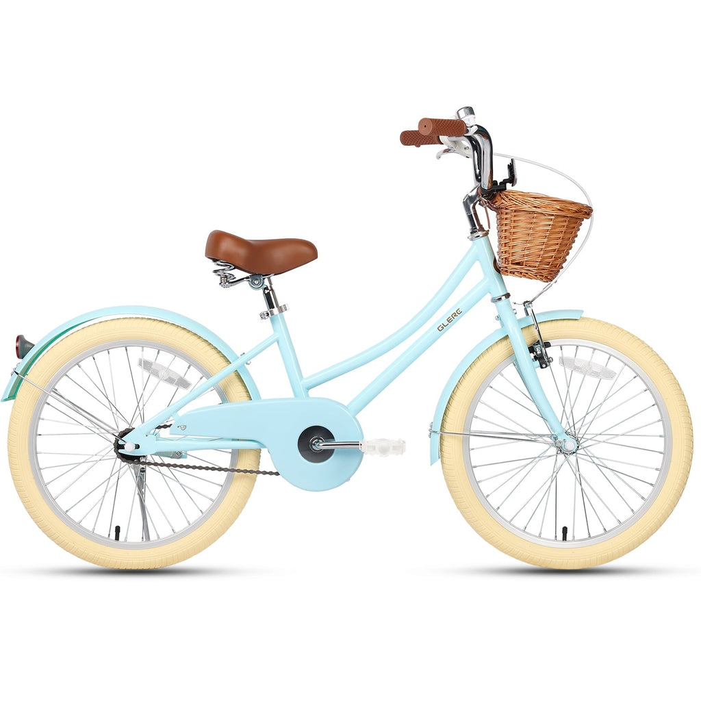 Glerc Little Molly 20 inch Kids Girls Bike for 7-13 Years Old Child,gifts,Blue