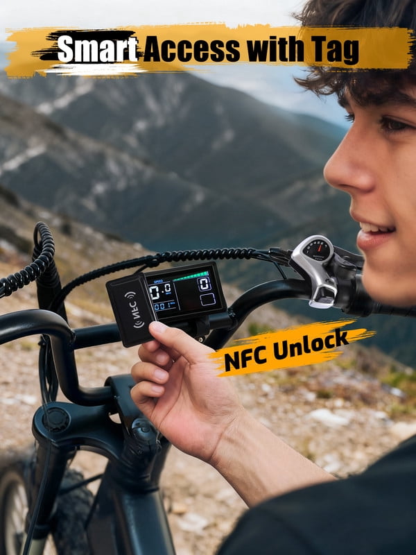 ESKUTE Electric Bike for Adults & Teens, 29MPH, 80 Miles Range, 48V 20.8Ah Battery, 20 x 4.0 Fat Tire, Dual Suspension, 7-Speed Off-Road Ebike Orange, UL2849