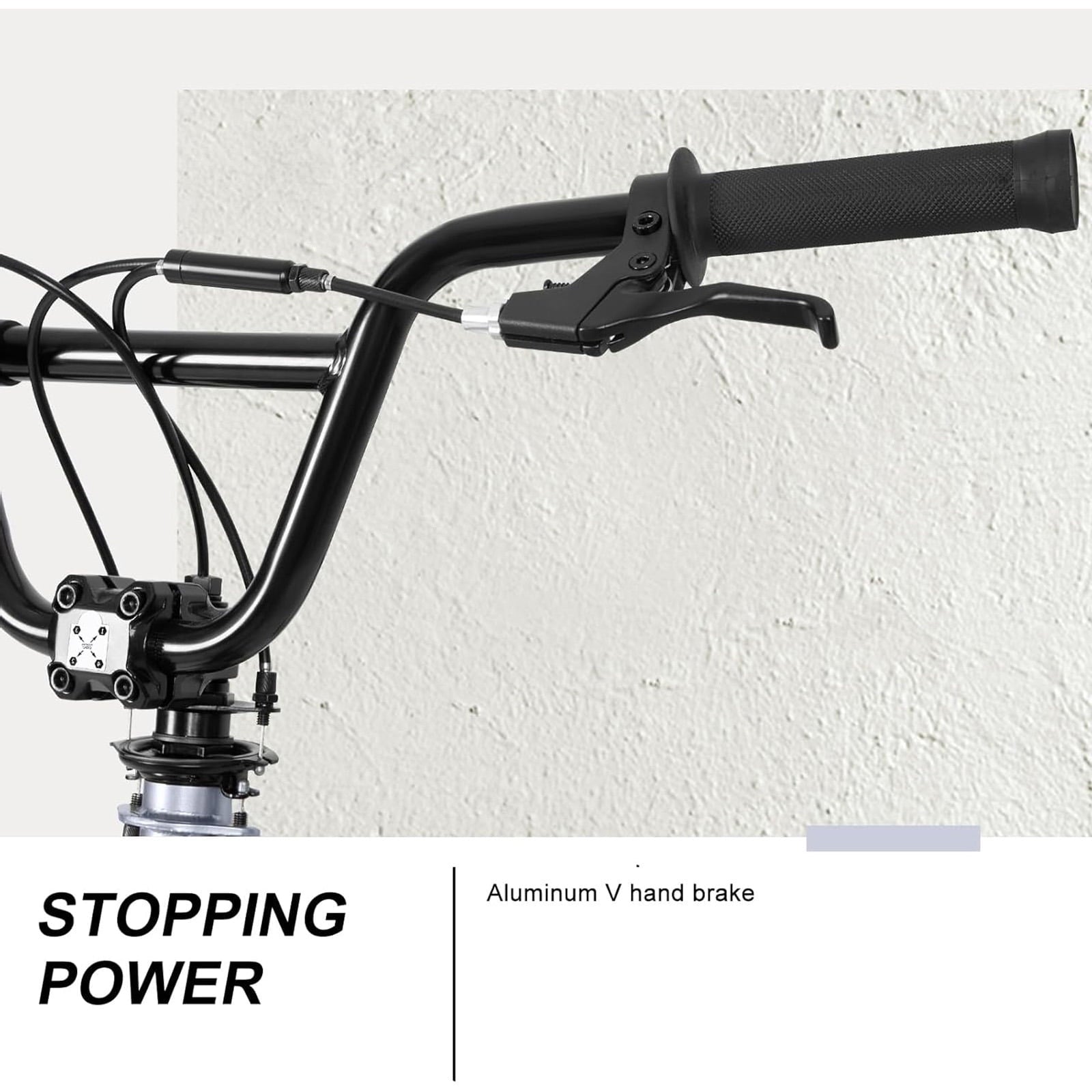 Hykolity 20 inch BMX Bike Freestyle Cycling Trick Bicycle with 4 Pegs for Teenage Adults Men Women Beginners Street Stunt Bike V-Brake Silver